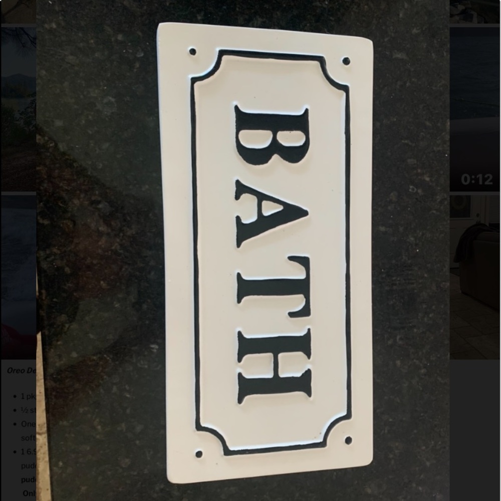 bathroom sign